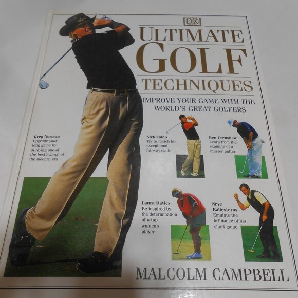 VTG ULTIMATE GOLF TECHNIQUES IMPROVE YOUR GAME WORLDS GREATEST GOLFERS HC BOOK - Picture 1 of 9